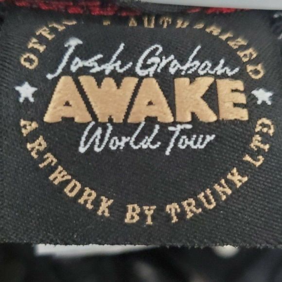 Josh Groban Awake Tour Black Denim Jean Jacket Button Front Womens Size L - Picture 6 of 8